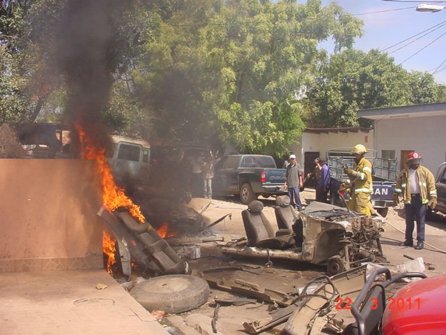 Los bomberos llegaron a tiempo